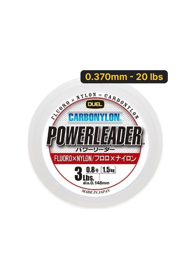 Duel Powerleader Carbonylon 50mt Misina 0.370mm - 20 Lbs