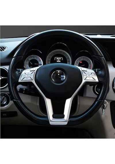 Mercedes Sl Serisi Direksiyon Tuş Kaplaması Gümüş R231 2012-2015