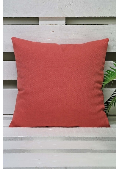 Melodie Keten Kırlent Mercan 50X50 Cm