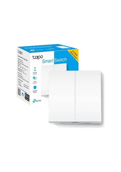 Tapo S220, Akıllı Işık Anahtarı, Uzaktan Kumanda, Aletsiz Pil Değiştirme, Nötr Gerekmez, Tüm Ampullerle Uyumlu, Alexa Ve Google Home İle Çalışır, Tapo Hub Gereklidir Ayrıca Satılır
