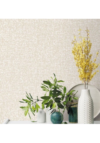 Adawall Roka 16m2 Duvar Kağıdı 23109 Serı Düz Model 3boyutlu Silinebilir Bej