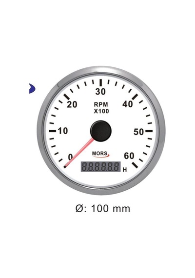 Devir Göstergesi 6000rpm Siyah