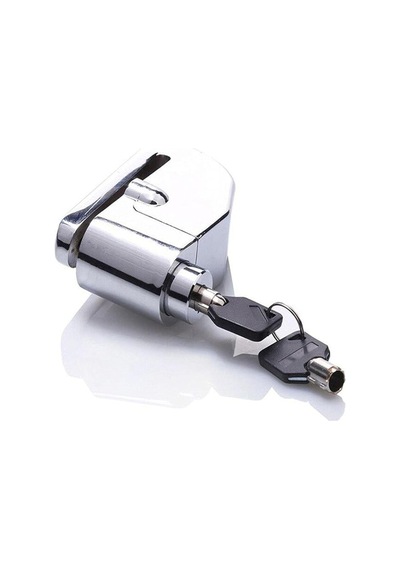 Alarmlı Motosiklet Bisiklet Disk Kilidi Falante Locks Fs8303 Krom Kablosuz