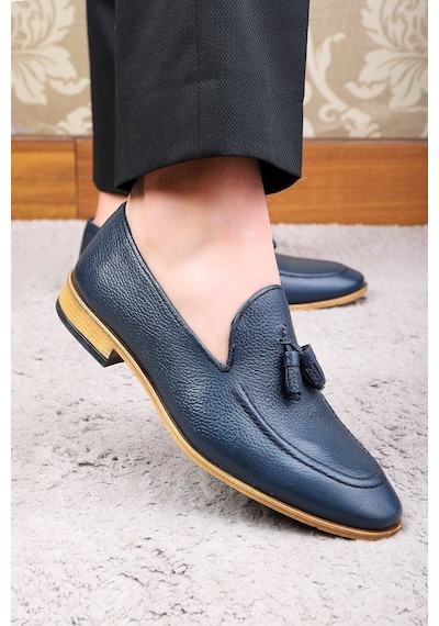 Ducavelli Tusa Hakiki Deri Erkek Klasik Ayakkabı, Loafer Klasik Ayakkabı