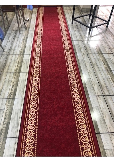 Dinarsu Halı Protokol Bordo Kesme Yolluk