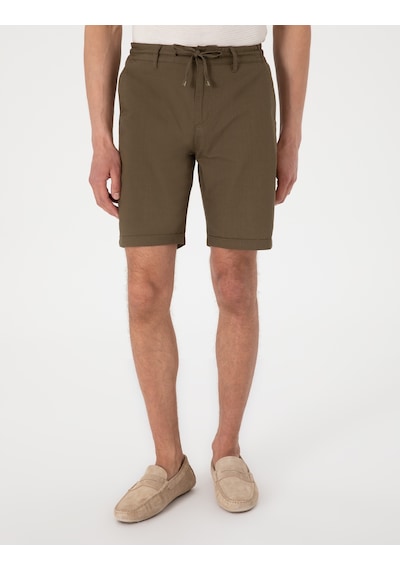 Pierre Cardin Erkek Haki Şort / Bermuda 50308148-vr027 Haki