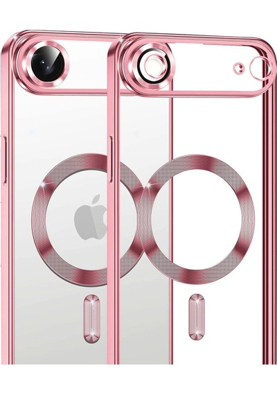 Apple Uyumlu iPhone 17 Air Kross Magneticsafe Kapak Gül