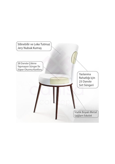 Canisa Concept Nil Serisi 70x110 Sabit Mutfak Masası Takımı Barok Desen Masa 4 Mor Sandalye Mor Canisa Concept Nil Serisi 70x110 Sabit Mutfak Masası Takımı Barok Desen Masa 4 Mor Sandalye Mor
