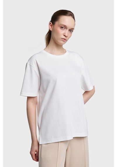 Lescon Kadın Kısa Kollu T-shirt 26y-2129 Beyaz