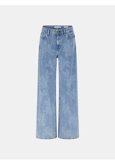 Guess Bellflower Bellagio Kadın Jean Pantolon W6ra82d3y0q Mavi