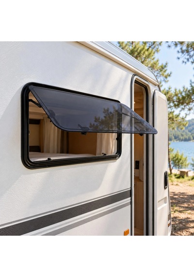 Jarup Flat Açılır Karavan Penceresi 35x60 Cm Bej Jr3560fg S