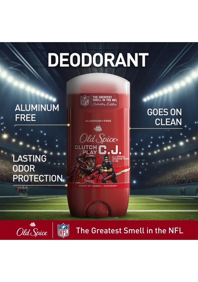 Old Spice Clutch Play Cj Stroud Alüminyumsuz Stick Deodorant 85gr
