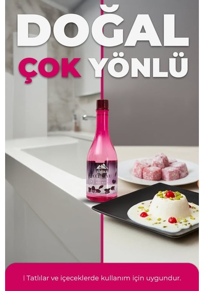 İlgaz Gıdaya Eklenebilir Ve İçilebilir Gül Suyu 400 Ml Gül Aromalı 24'li Paket