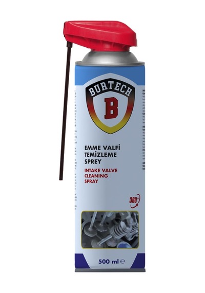 Burtech Emme Valfi Temizleme Sprey 500 Ml Atık Salınımı .