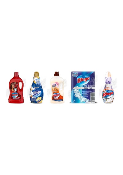 Bingo Renkliler 3lt + Soft Yumuşatıcı 1440 Ml + Ahşap Tem. 1 L + Bulaşık + Soft 5'li Set Diğer