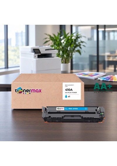Hp 410a Cf411a Mavi Uyumlu Toner Aa Plus / Color Laserjet Pro M452 / M477 / M377