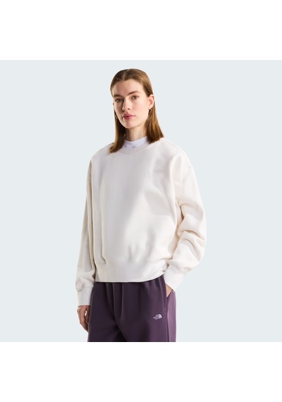 The North Face W Tnf Essentıal Sımple Dome Boxy Os Crew Kadın Sweatshirt Nf0a8hby3ıe1 Beyaz