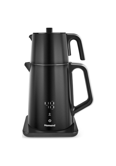 Royaltea Cooltouch 1798h Dokunmatik El Yakmaz Gövdeli Paslanmaz Çelik Konuşan Çay Makinesi Siyah Diğer
