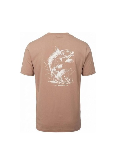 Shimano Brown Carp T-shirt Kahverengi