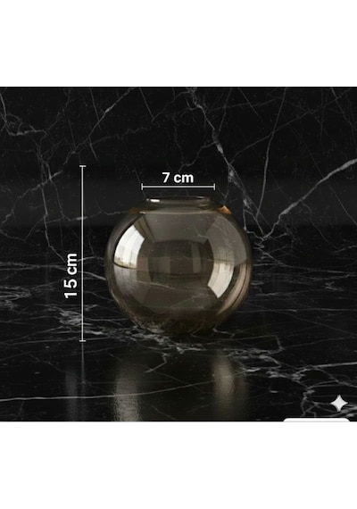 Bal Rengi 15 Cm Glop Fanus Avize Camı Bal