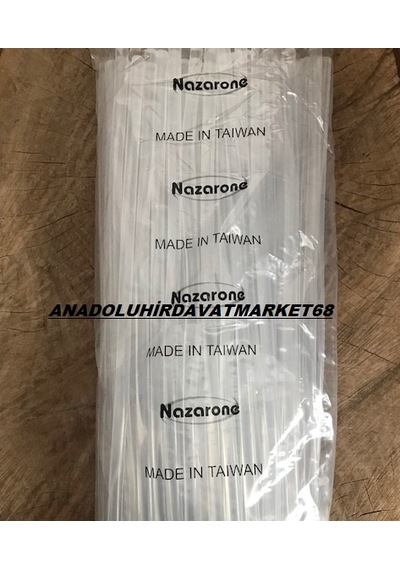 Nazar İnce Mum Silikon 7.2mm İnce Çubuk Silikon 30cm 1kg