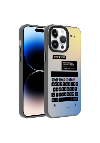 Apple Uyumlu iPhone 14 Pro Max Kılıf Desenli Zore Dragon Sert Kılıf