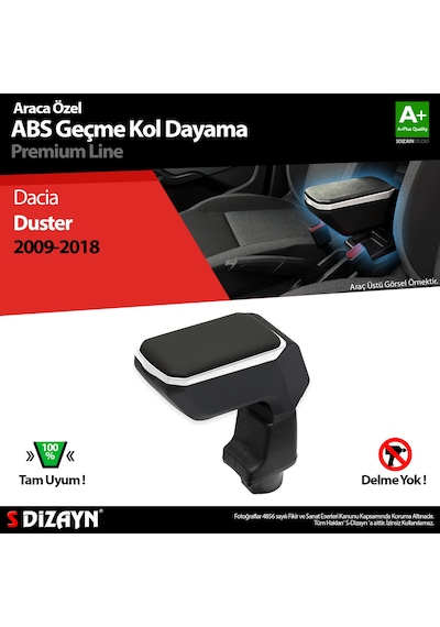 S-dizayn Dacia Duster Kol Dayama Kolçak Geçmeli Abs Gri 2009-2018