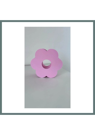 Bezos 3d Baskı Çiçek Formlu Vazo Sakura Çiçeği Şeklinde Dekoratif Modern Çiçek Vazosu Pembe Ventra