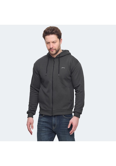 Slazenger KOZZAX IN Erkek Sweatshirt Antrasit