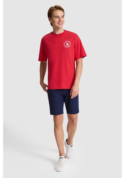U.S. Polo Assn. U.s. Polo Assn. Erkek Kırmızı Tişört 50327160-vr171 Basıc Kırmızı