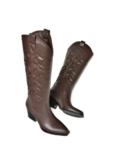 Fox Shoes T296815009 Kahverengi Kovboy Model Kadın Çizme Kahverengi-suni Deri Kahverengi Fox Shoes T296815009 Kahverengi Kovboy Model Kadın Çizme Kahverengi-suni Deri Kahverengi