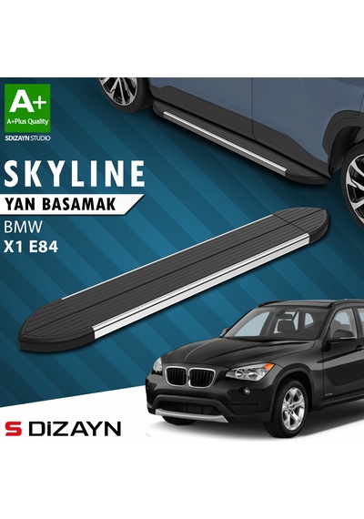 S-dizayn Bmw X1 E84 Skyline Krom Yan Basamak 183 Cm 2009-2015 A+ Kalite