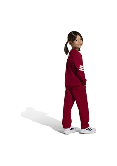 Adidas Lk Marvel Sm Jog Çocuk Günlük Eşofman Takımı Jz7666 Kırmızı