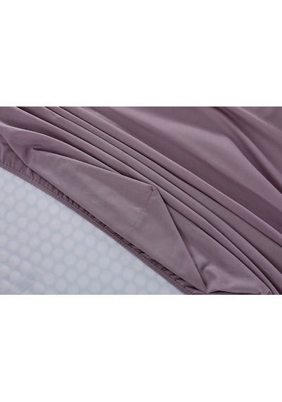 Doqu Home Colourful Fitted Çarşaf Tek Kişilik - Lila