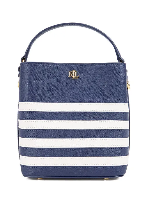 Lauren Ralph Lauren Lacivert Kadın Deri El Çantası