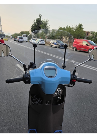 Motocam Rks Lt 50 Pro Ön Cam 2023-2026 Model 45cm Şeffaf Renkli 4mm Elcikli Aparatsız