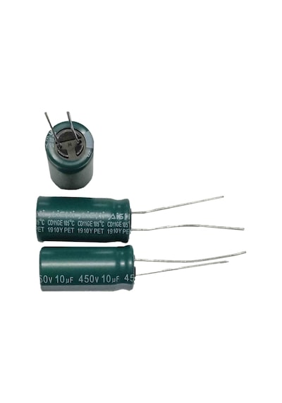10mf 450v 12.5x25 105 Elko Kondansatör 40 Adet