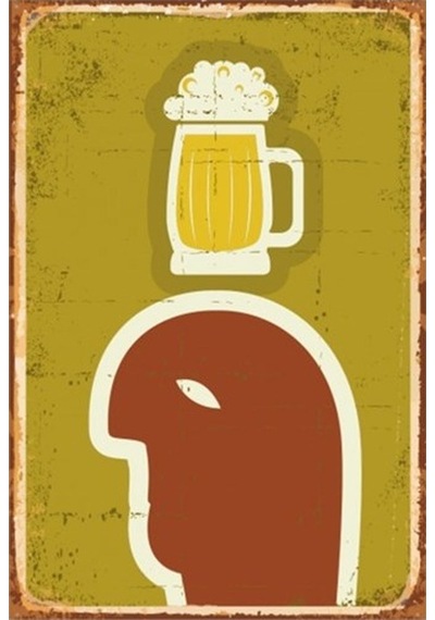 Ah Bir Bira Olsa Retro Vintage Ahşap Poster Ah Bir Bira Olsa Retro Vintage Ahşap Poster