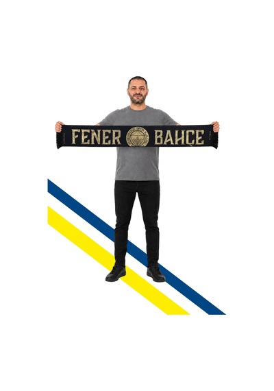 Fenerium Unısex Gold Fenerbahçe Dokuma Atkı Lacivert
