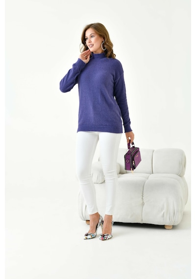 Ftz Women Kadın Basic Kazak Mor 20878 Mor