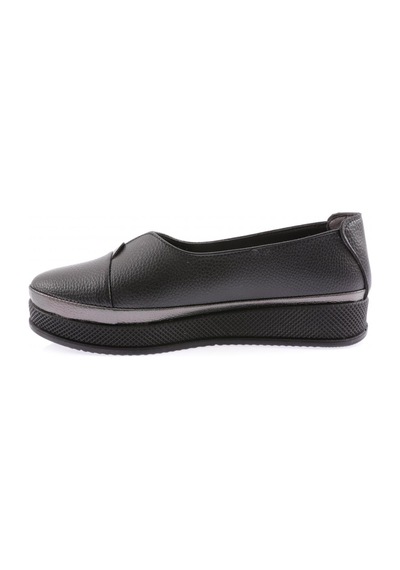 Dgn 170 Kadin Kalin Taban Comfort Ayakkabi 170-2115-R1534 Siyah