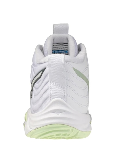 Mizuno Wave Momentum Elite Mıd Kadın Voleybol Ayakkabısı Beyaz Çok Renkli