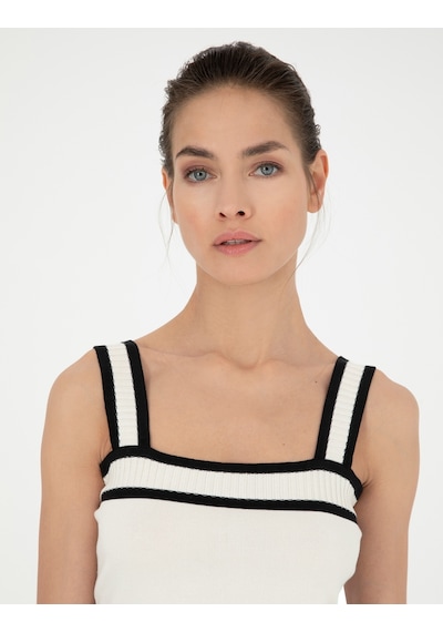 Pierre Cardin Kadın Beyaz Kazak /triko 50284233-vr013 Beyaz