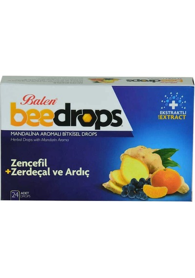 Mandalina Aromalı Bitkisel Drops 24 Adet