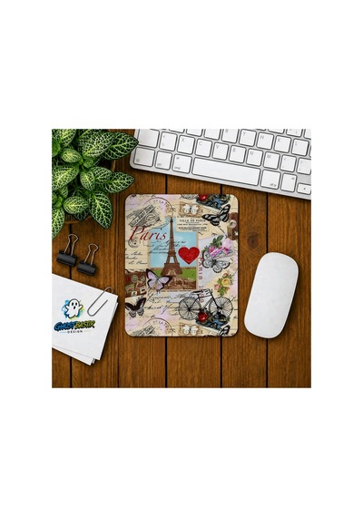 Paris Baskılı Oyuncu Mousepad 0223