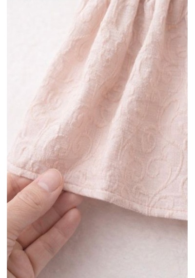 Baby Corner Fırfırlı Bebe Yaka Kız Bebek Elbise Pembe