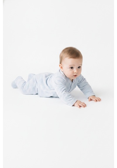 Tiffany Baby & Kids Puffy Cloudy Tasarımlı Patikli 2li Takım mavi