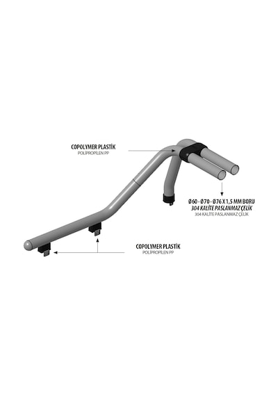 Omsa Ssangyong Musso Kobra Roll Bar Çap:60 Siyah 2018 Ve Sonrası