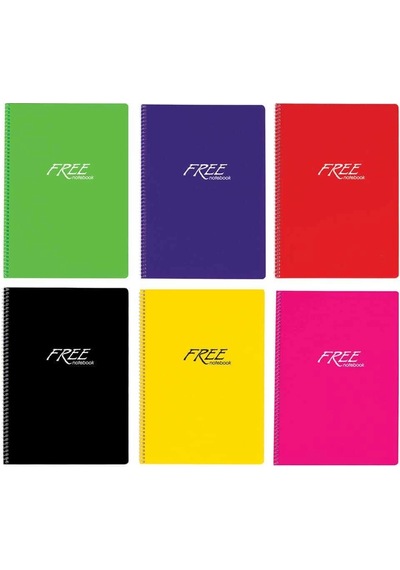 Keskin Color Defter A4 Spiralli Pp Kapak 200 Yaprak Free Çizgili