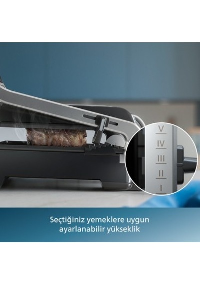 2200w Güçte Izgara Ve Tost Makinesi, Çıkarılabilir Plakalar İle